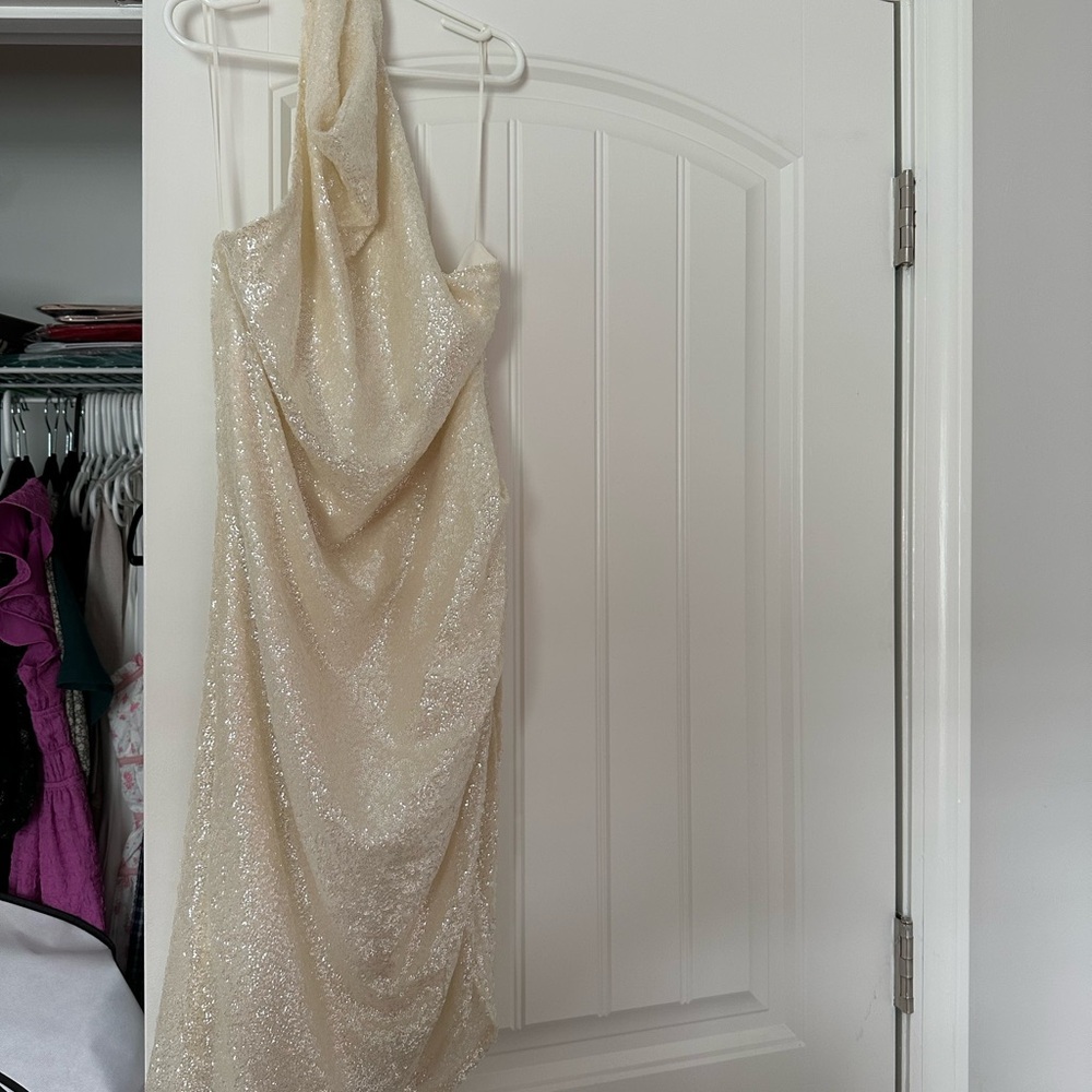 Amanda Uprichard Mini Samba Sequin Dress